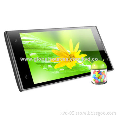 5-inch HD GPS Phone with IPS OGS GAP Quad-core 1.3GHz, Dual-SIM